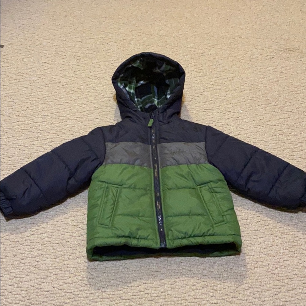 Boys Puffer Jacket Size 3T Like New!